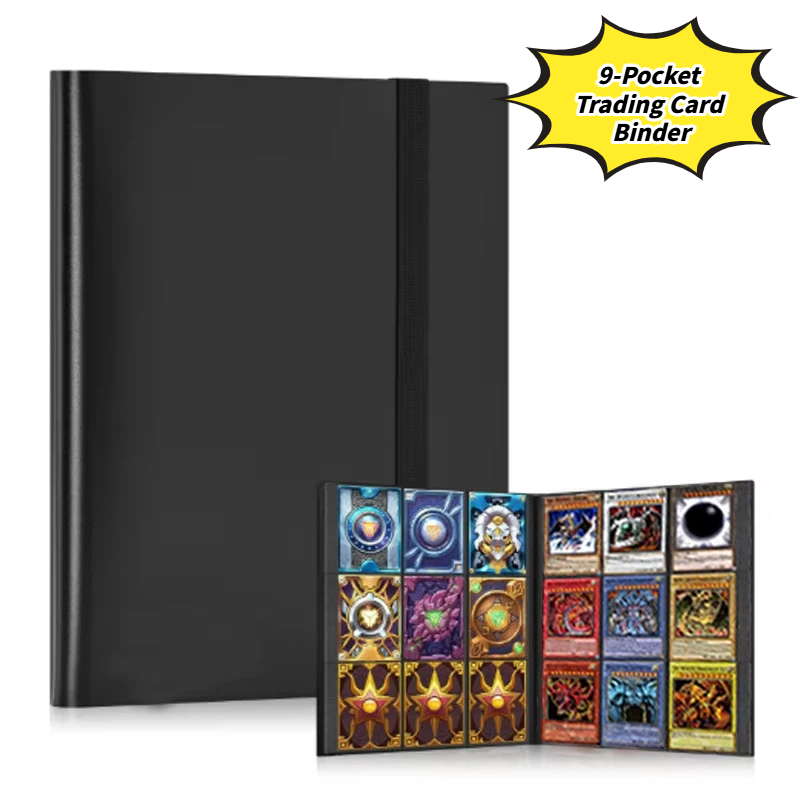 Pokemon Binder Card - 9-Taschen-Sammelkartenalbum mit großer Kapazität für Pokémon