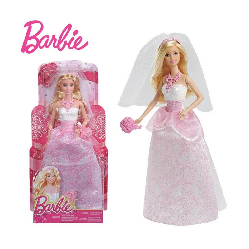 Mattel Toy Barbie - Original Mattel Barbie Brautpuppe, Hochzeitsprinzessinnenpuppe für