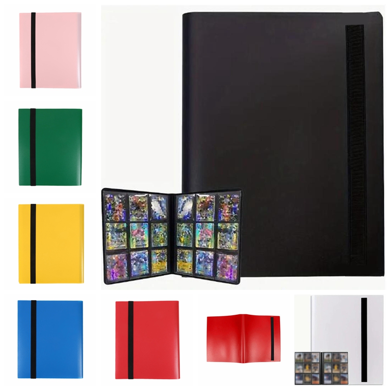 Pokemon Binder Card - Transparentes Raster-Taschenalbum 4/9/12 Fächer Organizer für